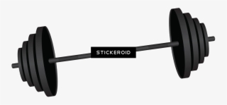 Barbell Sport - Clip Art #6083076