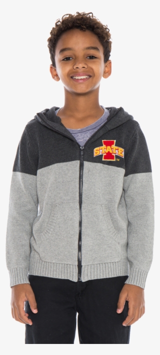 Iowa State University Boy's Color Block Zip - Cardigan #6084087