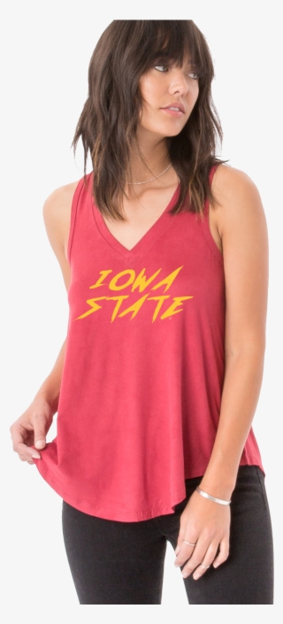 Iowa State University Women's 80's Faux Suede Swing - Miami #6084171