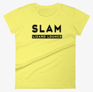 Slam T-shirt Women Yellow - T-shirt #6086809