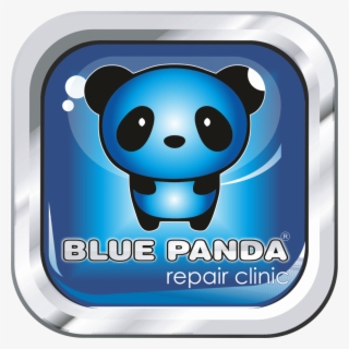 Blue Panda Logo New - Cartoon #6087191