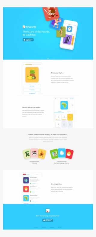 Https - //tinycards - Duolingo - Com/ Easy To Understand, - Landing Page #6088601
