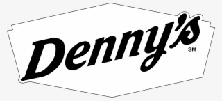 Denny's Logo Black And White - Dennys #6089678