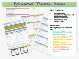 Pythagoras Lesson - Document #6091625