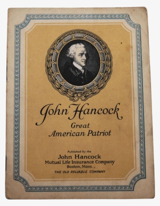 John Hancock Great American Patriot Biography Booklet #6092376