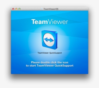It Will Open Up The Teamviewer Portal - Teamviewer Quicksupport For Mac Step #6094322