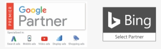 Topspot Premier Google Partner & Bing Select Smb Partner - Google Premier Partner Logo Vector #6095145