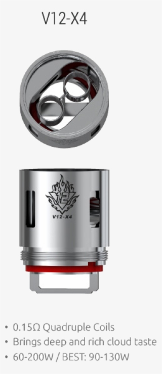 Prev - Smok Tfv12 X4 Coil #6097209