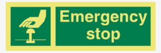 Emergency Stop Imo Sign - Safety Signages Assembly Point #6097749