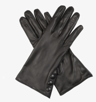 Leather - Cornelia James Celine - Leather Glove With Button Cuff #6097935