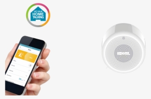 Mydlink Home Siren Front - D-link Mydlink Home Security Starter Kit-dch-107kt #610040