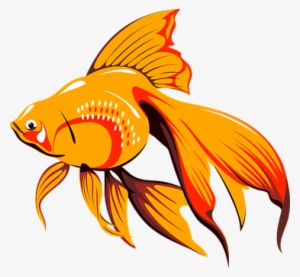 Marine Fish, Goldfish, Sea Fish, Glittering Png Image - Golden Fish Clipart #610059