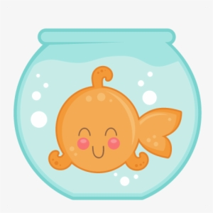 Goldfish In Bowl Svg Cut Files For Cricut Silhouette - Goldfish In Bowls Png #610088