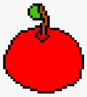 Apple With A Neat Black Outline And A Very Very Very - Pvz Pixel Art #610443