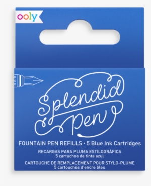 Splendid Fountain Pen Ink Refills - International Arrivals Handwritting Fountain Pen (132-075) #611582