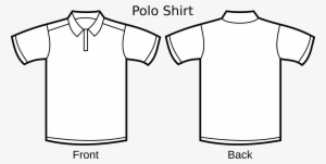 Free Polo Shirt Template Clipart Illustration - Polo Shirt Template Png #611676