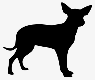 Puppy Clipart Silhouette - Cachorro Png Desenho Preto #612157