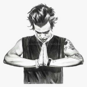 Harrystyles Harry Styles Drawing - Harry Styles Hand Drawing #612262