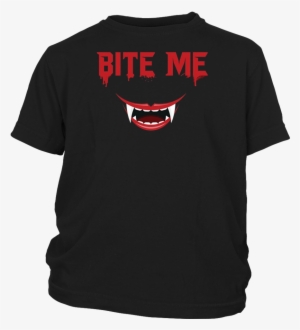 Bite Me Halloween T-shirt - Apkshirt Bite Me Halloween T-shirt - Vampire Teeth #613022