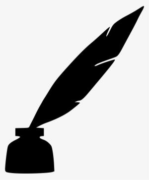File Quill And Ink Wikimedia Commons Open - Quill And Ink Silhouette #613237