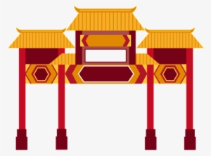 Antique Wind Gate Cut And Stick Wind - Architecture #613479