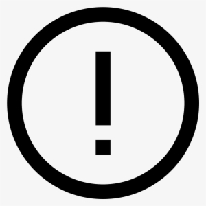 It Is An Exclamation Point Inside Of A Circle - Surprised Icon #613695