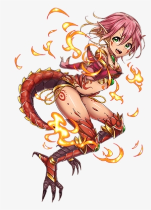 Saran Transparent - Dragon Girl Anime Png #614946
