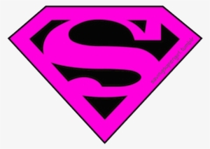 Pictures Of Superwoman Logo - Super Girl Logo Pink #615121