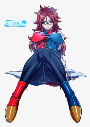 Anime Render Ecchi Transparent Background Android 21 - Android 21 Render #615259