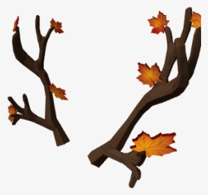 Reindeer Antlers Headband Transparent - Leafy Antlers Roblox #616335