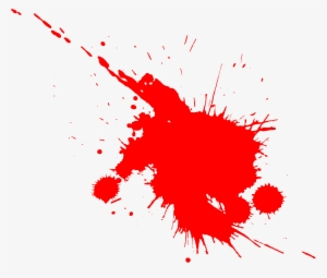 Splatter Vector - Red Paint Splat Png #616402