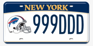 Image Of A Buffalo Bills Custom Plate - New York Yankees Plates #616452