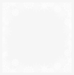 Snowflake Border Frame Transparent Png Clip Art #616965