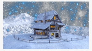 Christmas, Winter, House, Snow - Christmas Miracle In July [book] #617387