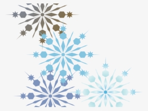 Snowflakes Clipart Boarder - Snowflake Corner Cliparts Border Png #617568