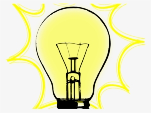 Light Bulb Clipart Transparent Background - Light Bulb Line Drawing #617569