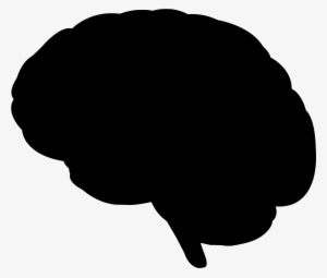 Clipart Brain Profile Optimized Silhouette - Brain Silhouette Png #617901