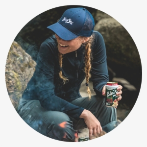 Girl With Blue Sky - Blue #618414