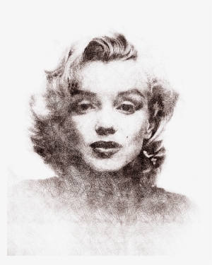 Click And Drag To Re-position The Image, If Desired - Portrait Of Actress Marilyn Monroe On Patio #618601