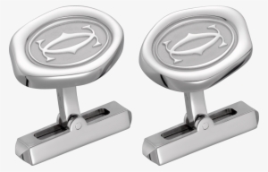 Wax Seal Motif Cufflinkssterling Silver, Palladium - Boutons De Manchette Cartier #618678