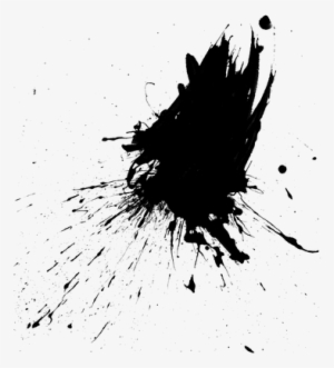 Black Paint Drips Png - Paint Splatter Drips #618694