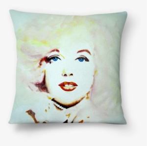 Almofada Marilyn Monroe Em Aquarela De Margarete Bomna - Draw Panos Em Aguarelas #619109