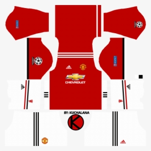 Champion League 2017/18 Manchester United Kits - Dream League Soccer 2018 Kit Manu #619649