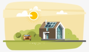 How Solar Works Solar Panels Are Mounted On Your Roof - Illustration #619885