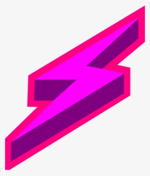 Red Lightning Bolt Png Download - Pink Lightning Bolt Png #619970