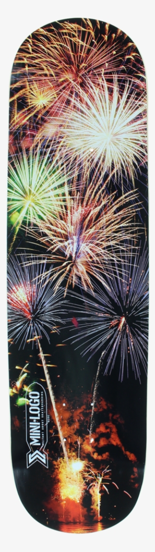 Mini Logo Deck 249/k 20 - Mini-logo Skateboards Deck: Small Bomb-birch-fireworks #6100036