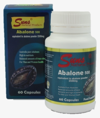 Suns Abalone 2500mg 60 Capsules - Product #6100132