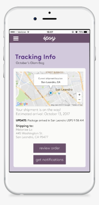 Tracking Landing Page #6101052