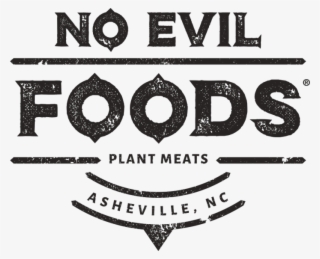 Nc Based No Evil Foods Expands Plant-based Meats - No Evil Foods Logo #6102397