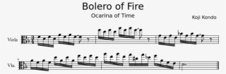 Bolero Of Fire Sheet Music Composed By Koji Kondo 1 - Bolero Of Fire Trombone Sheet Music #6104107
